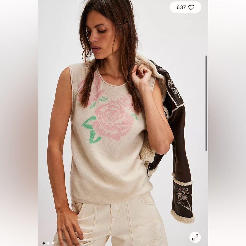 We The Free Cashmere Muscle Sweater